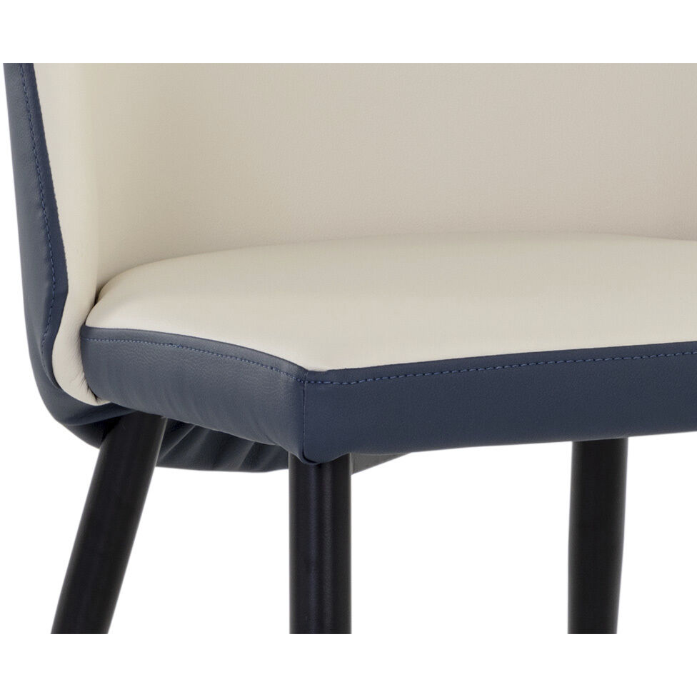 Kline Dillon Cream / Dillon Thunder Dining Chair